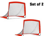 Soccer Goal Kids Soccer Net Set Carry Bag For Games And Training Backyar... - £52.11 GBP