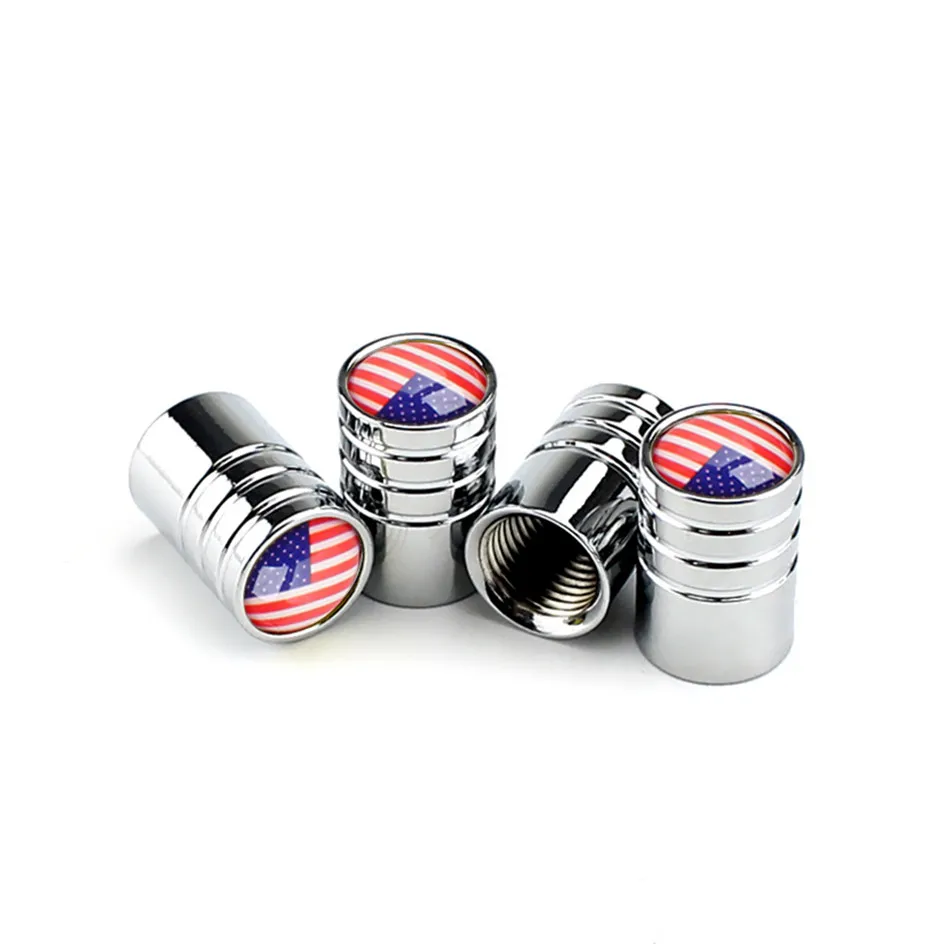 4 X  Wheel Tire Valve Caps Covers UK Flag Logo Car Decoration Car Accessories fo - £42.94 GBP