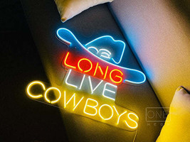 Long Live Cowboys | LED Neon Sign - £110.28 GBP+