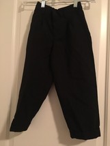 George Boys Black Dress Pants Slacks Zip Size 4 Regular - £19.25 GBP
