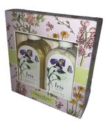 Crabtree &amp; Evelyn IRIS Bath/Shower Gel &amp; Lotion Gift Set(8.5 Oz) Each Ne... - $49.49