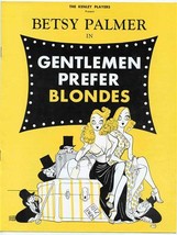 Gentlemen Prefer Blondes Souvenir Program 1961 Betsy Palmer Hirschfield ... - £17.09 GBP