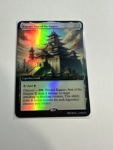 Eiganjo Seat of the Empire - Foil Custom sticker on MTG bulk card. - £3.94 GBP