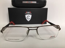New Charriol Sport SP 23004 C5 54mm Silver Semi-Rimless Men&#39;s Eyeglasses Frame - £133.71 GBP