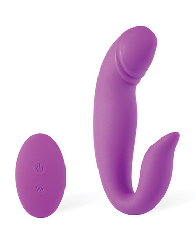 Dolphin Rolling G Spot Vibrator & Clit Stimulator - Purple - $50.99