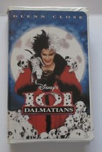 Disney&#39;s 101 Dalmatians VHS, 1997 (Clam Shell) Glenn Close - £3.20 GBP