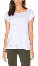 RtA Jewel Distressed White Crewneck Tee Size Medium - £26.28 GBP