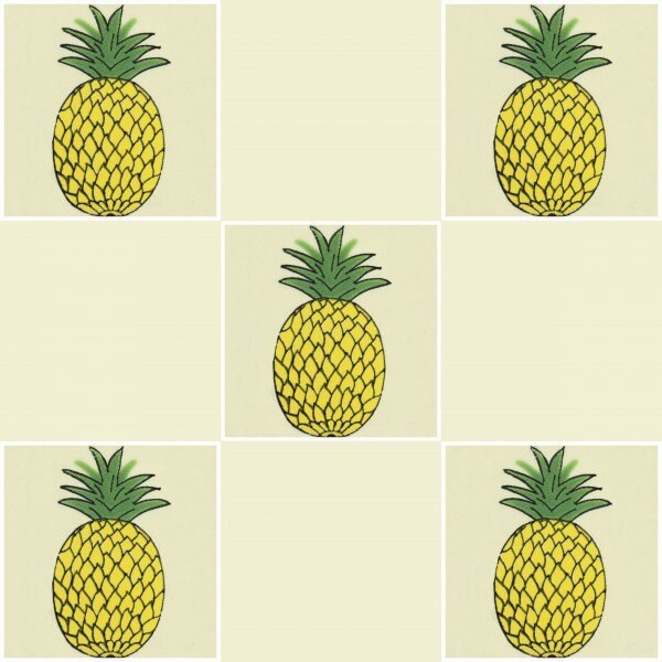 Mexican Talavera Ceramic Tiles Talavera Handcrafted - Pinapple -  (you select th Item image 3
