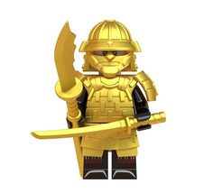 MV Samurai Warrior Gold Minifigure US Shipping Warehouse - $7.29