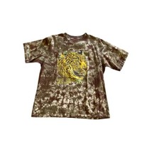 Costa Rica Natural Pura Vida Men&#39;s Lg. T-Shirt Top Panthera Onca Save The Forest - £31.80 GBP