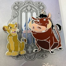 Disney Parks Platinum 100 Years Of Wonder Pumba Timon Lion King Pin Set ... - $27.02