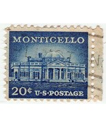1956 Monticello 20¢ U S Postage Stamp U.S. #1047 - £2.28 GBP