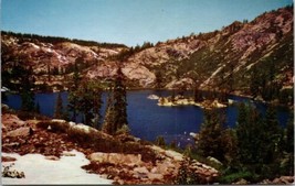 Color Post Card Of Upper Salmon Lake Sierra Nevada Mountains - £9.71 GBP
