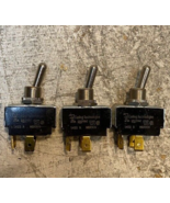 3 Quantity of Carling Technologies 1422R Toggle Switches 20A 250VAC (3 Qty) - $29.99