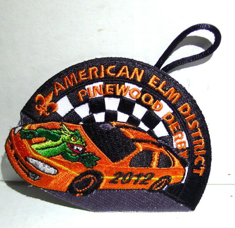 Primary image for American Elm District Pinewood Derby 2012  BSA  Patch 