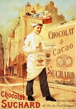6156.Chocolat bakery.Chocolate &amp; Cacao 18x24 Poster.French Candy Wall Art Decor. - £22.49 GBP