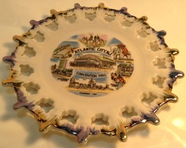 Vintage Decorative Plate Atlantic City ~ New Jersey Assiette Decorative N.J. Usa - £9.23 GBP