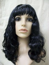 Black Vegas Wig Showgirl 50s Retro Pinup Model Rockabilly Bettie Pop Sta... - €11,72 EUR
