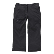 NWT Womens Size 14 6x23 1/2 LL Bean Black Cropped Comfort Trail Hiking Pants - £24.18 GBP