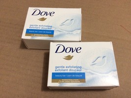 DOVE BEAUTY BAR gentle exfoliating moisturizing cream 4oz new lot of 2 - £11.84 GBP