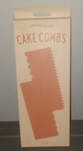 Sweetshop Cake Scraper Comb Set of 2 Decorating Baking - $7.50