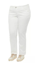 Democracy Plus Absolution Ankle Skimmer Light Stretch Denim Jeans White ... - $57.31