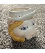 Vintage Miss Piggy Coffee Mug Muppet Show Jim Henson Sigma 3D Cup 4”x3.5” - €7,70 EUR