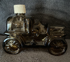 AVON Vintage Antique Men’s After Shave Amber Brown Glass Motorcar Bottle - £9.38 GBP