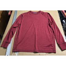 Roundtree &amp; Yorke Red Henley XLT Men&#39;s Pullover, Active Performance Tee,... - $14.85