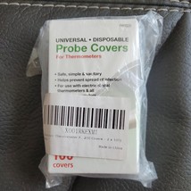Lot of 2 / Universal Disposable Probe Covers for Thermometers - 100 each box New - £9.13 GBP