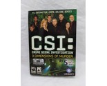 CSI 3 Dimensions Of Murder PC CD ROM Video Game Sealed - £25.04 GBP