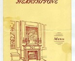 The Hearthstone Restaurant Menu East 48th St New York City 1944 - $65.27