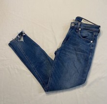 Rag &amp; Bone Cate Mid Rise Ankle Skinny Jeans Hazy Daze Blue Women’s 26 Stretchy  - £18.89 GBP