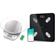 0.1G Food Kitchen Scale, 11Lb/5Kg, Stainless Steel Silver &amp; Smart Scale ... - $62.99