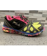 Fila Cool Max Rainbow Tie-Dye Womens Running Shoes Sneakers 7.5 Black Mu... - £13.56 GBP