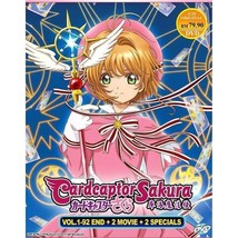 Cardcaptor Sakura (VOL.1-92 End) + 2 Movie + 2 Specials Dvd - £22.99 GBP