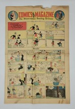 1939 Sunday Comic Colonel Potterby Curley Harper Ming Foo Thimble Theatr... - $24.75