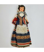 Antique Primitive Handmade FOLK ART Doll 12 Inch Collectible - $79.48