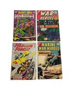 Set of 4 War Heros Fighting Forces Marine Army 1960s Silver Age DC Comic... - $1,007.37 MXN