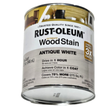 Rust-oleum Ultimate Wood Stain Antique White One Coat Dries One Hour Qua... - £20.39 GBP