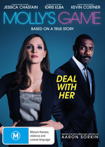 Molly&#39;s Game DVD | Jessica Chastain | Region 4 - $11.24