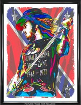 Ronnie Van Zant Lynyrd Skynyrd Singer Rock Music Poster Print Art 18x24 - £21.57 GBP