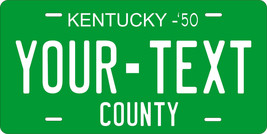 Kentucky 1950 License Plate Personalized Custom Car Auto Bike Motorcycle Moped - £8.21 GBP+