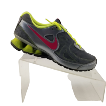 Nike Reax Run 7 Womens RUNNING SHOES Gray Volt green 525755-001 Sz 6 - £14.46 GBP
