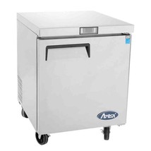 Atosa 27in Under counter 1 Door Cooler Refrigerator Casters MGF-8401GR F... - $1,652.00