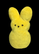 Peeps Plush Stuffed Yellow Easter Bunny Rabbit Basket Holiday Gift Decor... - $11.50