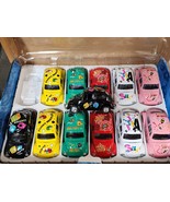 Full box of 12 Volkswagen Beetle VW bug Diecast Pull back 1:32 scale 6 c... - $47.51