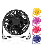 Mini Fan Electric 4&quot; Personal Desk Fan High Velocity Miniature - $19.17 CAD