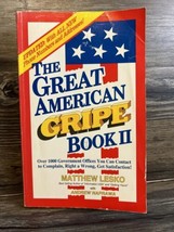 The Great American Gripe Book 2 - Paperback By Lesko, Matthew - ACCEPTAB... - £12.43 GBP