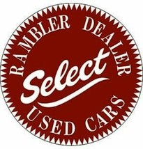 Rambler Dealer 14&quot; Round Metal Sign - $39.95